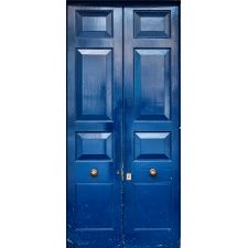 Fototapeta na drzwi drzwi niebieskie 916