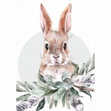Plakat dla dzieci króliczek PS014