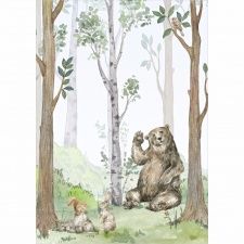 Plakat dla dzieci niedźwiadek PS065