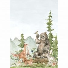 Plakat dla dzieci niedźwiadek PS082