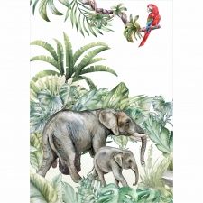 Plakat dla dzieci słonie PS094