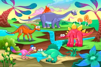  Fototapeta dinozaury 3690