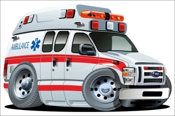  Fototapeta dla dzieci ambulans 1494