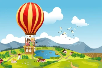  Fototapeta dla dzieci balon 1477