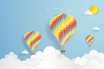  Fototapeta dla dzieci balony 2580