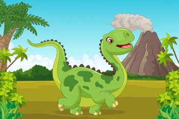  Fototapeta dla dzieci dinozaur 36a
