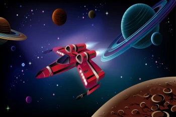  Fototapeta dla dzieci kosmos 1348