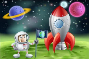  Fototapeta dla dzieci kosmos 1350