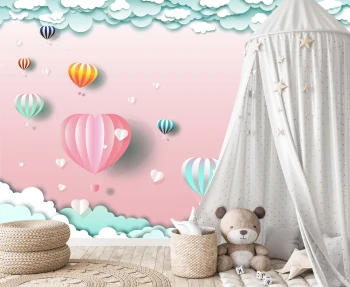  Fototapeta dla dzieci kolorowe balony dwk258