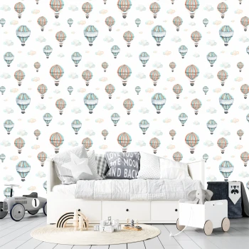  Fototapeta dla dzieci kolorowe balony MP011