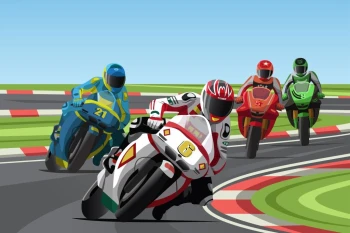  Fototapeta dla dzieci motory 1485