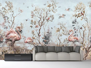  Fototapeta flamingi, egzotyka, natura 5490