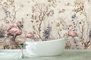  Fototapeta flamingi, egzotyka, natura 5491
