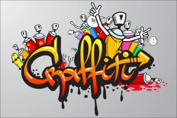  Fototapeta graffiti 1836