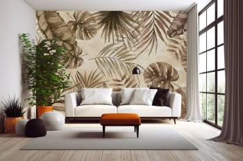  Fototapeta liście, monstera, paproć 5562