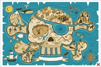 Fototapeta mapa 3514