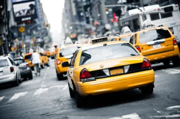  Fototapeta Nowy Jork taxi 277a