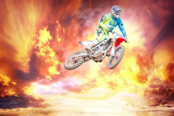  Fototapeta motocross extreme 3840