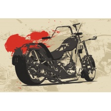 Fototapeta motor chopper 2474