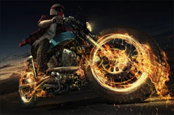  Fototapeta motor chopper 2505