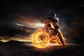  Fototapeta motor chopper 2544