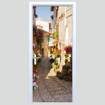  Fototapeta na drzwi uliczka 010p