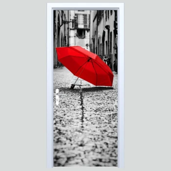  Fototapeta na drzwi uliczka 477a