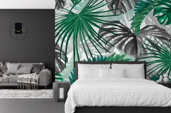  Fototapeta paproć, monstera 5556
