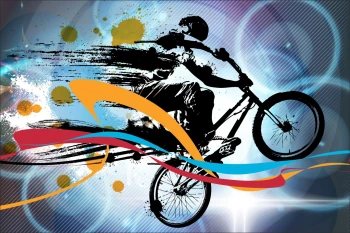  Fototapeta rower BMX 2519