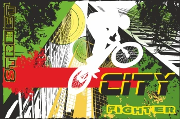  Fototapeta rower BMX 2528