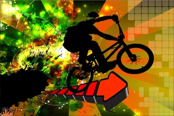  Fototapeta rower BMX 2529