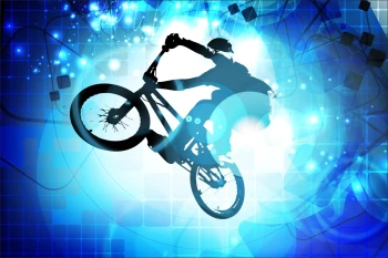  Fototapeta rower downhill 2481