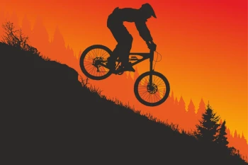  Fototapeta rower downhill 2532