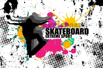  Fototapeta skateboard 2735