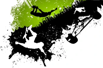  Fototapeta skateboarding 2688
