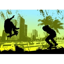 Fototapeta skateboarding 2697