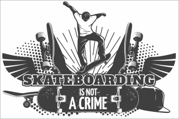  Fototapeta skateboarding 2734