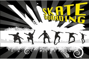  Fototapeta skateboarding 2739