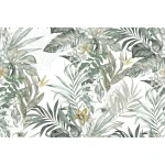  Fototapeta tropikalne liście palm, styl vintage 5467