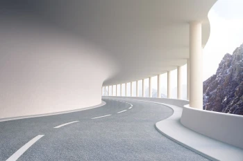  Fototapeta tunel drogowy 2939