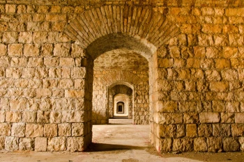  Fototapeta tunel kamienny 2963