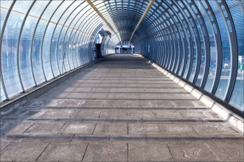  Fototapeta tunel oszklony 2934