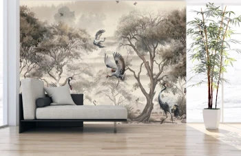  Fototapeta w stylu vintage, natura, drzewa 5488