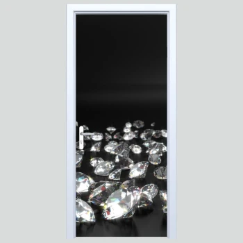  Fototapety na drzwi diamenty 619a