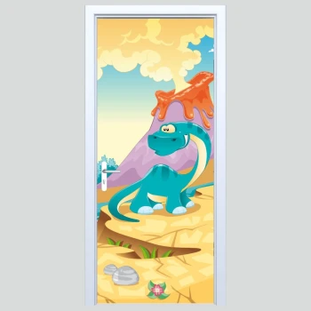  Fototapety na drzwi dinozaury 405s