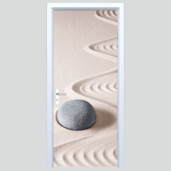  Fototapety na drzwi ogród zen 580a