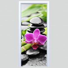 Fototapety na drzwi orchidea 582a