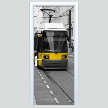  Fototapety na drzwi tramwaj 568a