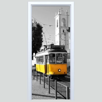 Fototapety na drzwi tramwaj 572a