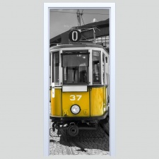 Fototapety na drzwi tramwaj 573a